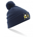 Bonnet pompom navy