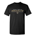 T-shirt noir GRIZZLYS