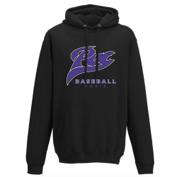 Sweat-shirt capuche noir PUC baseball