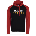 Sweat capuche contrasté baseball Phenix Limoges