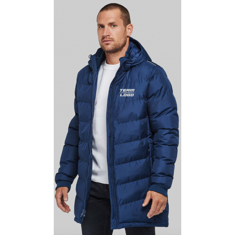 parka bleue