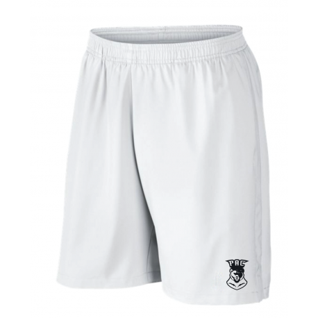 PAC white dry fit shorts 